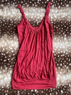 Y2K Dynamite red slinky tank